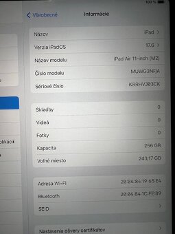 Tablet Apple iPad Air 11" M2 Wi-Fi 256GB - 3