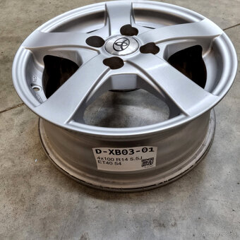 Hliníkové Dezent disky 4x100 R14 5,5J ET40 - 3