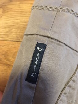 NOVÉ ARMANI originál dámske nohavice L - 3