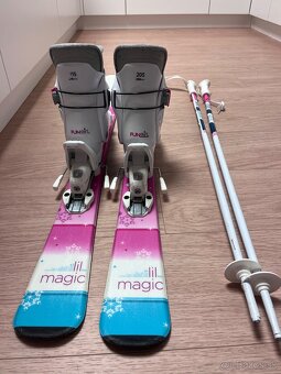 Dievcenske lyze / lyziarky / palicky - 3