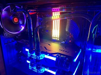 Herné PC s Custom water cooling, Intel i9-9900K, 2xRTX2080Ti - 3