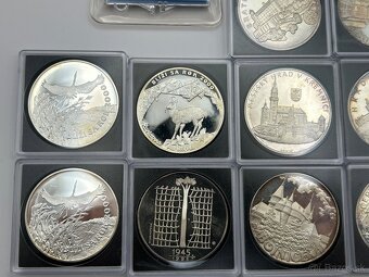 Investičné striebro zberateľstvo medaily medaila Ag - 3