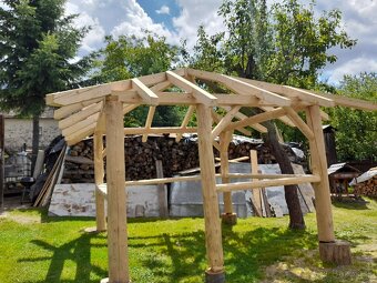 Konštrukcia na záhradný altánok. - 3