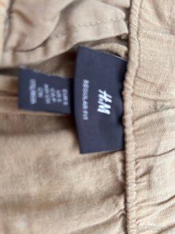 Panske lanové nohavice - 3