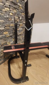 Posilňovacia lavička na bench press polohovateľná - 3
