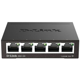 Predám funkčný D-Link 5-Port Gigabit Desktop Switch DGS-105 - 3