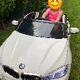 Detské elektrické auto BMW 6GT biela - 3