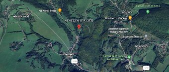 Predáme slnečný pozemok 4 345m² ohraničený potokom a lesom - 3