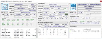 Predám zostavu Intel Core i3 2100, Asus P8H61-M PRO, 4GB RAM - 3