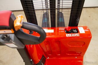Ručne vedený elektr.ysokozdvižný paletový vozík 1,2t.nový - 3