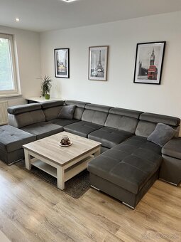 Sedacia súprava tvar U, rozkladacia, úložný priestor . - 3