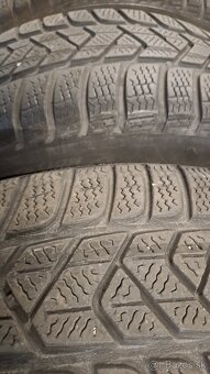 Predám 3ks jazdené zimné 215/55r17-98H Pirelli - 3