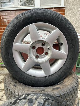 Zimne pneumatky Barm 165/70 R + elektrony Borbt - 3