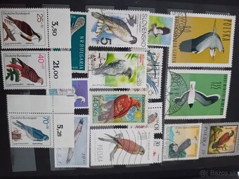 Známky v albume fauna - 3