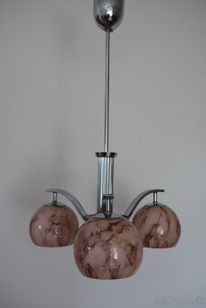 Starožitný luster v štýle art deco. - 3