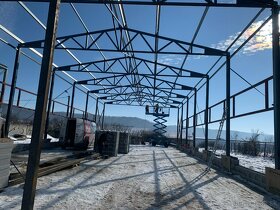 OCEĽOVÁ KONŠTRUKCIA HALY - MONTOVANÁ HALA 12x24x6m - 3