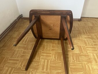 Predám československý otočný retro stolík pod TV - 3
