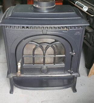 Liatinové kachle Jotul F 8 TD modročierny smalt - 3