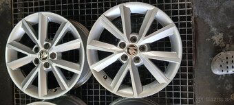 Predám alu disky Škoda 5x100 R16 - 3