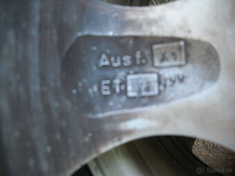 Sada alu letních kol Škoda 15" 5x100 - 3