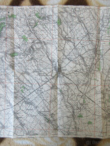 Mapa Trnava, Sereď, Hlohovec, Šenkvice, Jaslovce, Cífer 1948 - 3