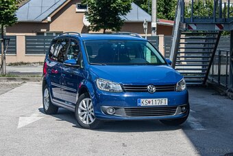 Volkswagen Touran 2.0 TDI Highline DSG Modré - 3