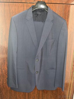 Velkost 54 HUGO BOSS 100% panenska vlna oblek - 3