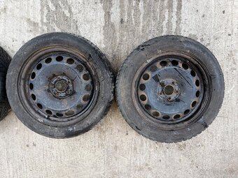 Plechové disky + zimné pneu 205/55 R16 - 3