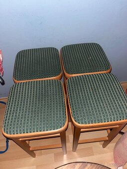 Barové drevené stoličky - rezervované - 3