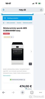 Keramicky sporák  AEG - 3