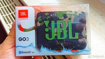 JBL GO 3 color: Black, squad, green - 3