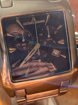 Hodinky Jacques Lemans chronograf výroba v Ženeve, ETA stroj - 3