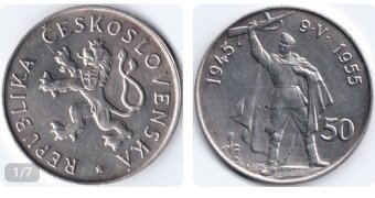 Kúpim: 50 Kčs/1955 - Oslobodenie Československa - 10. výroči - 3
