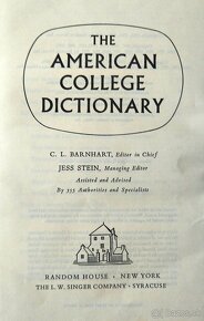 Vintage American college dictionary 1966 - 3