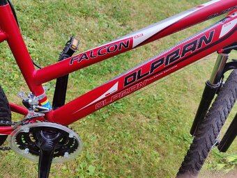Olpran Falcon SUS 24" dievčenský horský bicykel červený - 3