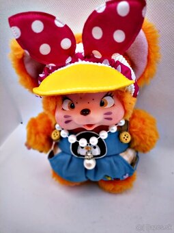 💖Mončičák monchhichi vzácné Nyamy kotě FUCHSINKA - 3