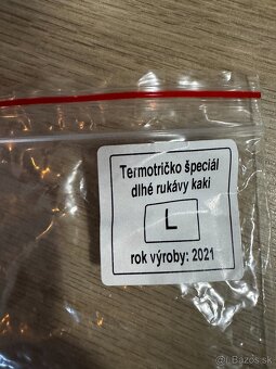 Vojenske termo tričko špeciál -L ( kupim) - 3