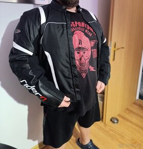 Kožená motorkárska bunda - 5 XL - 3