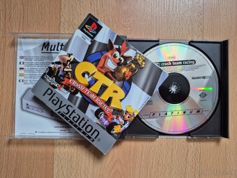 Predám hru na PS1 Crash Team Racing - 3