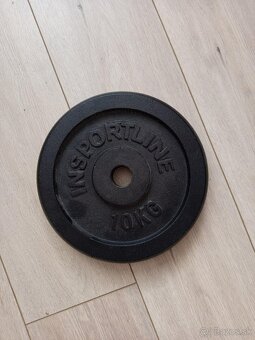 Bench lavička DUVLANDeluxe+Vzpieračská tyč+Liatinové závažia - 3