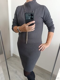 Dámske pletené šaty YAYA WOMEN -veľ. L - 3