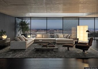 NOVÁ CENA NA LUXUSNÚ sedačku MINOTTI nákup cez 24.000€ - 3
