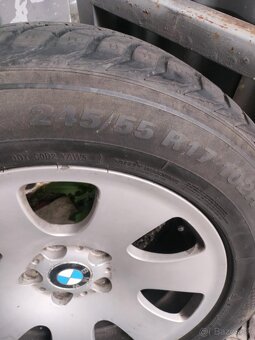 4ks alu disky orig. BMW 5x120 R17 245/55 r17 - 3