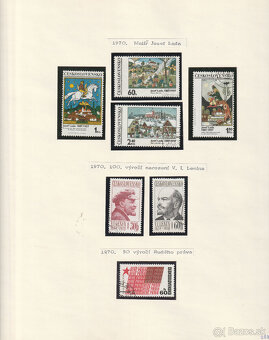 Československo 1970, zbierka stav /ʘ - 3