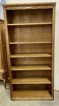 Knižnica , masív , v 200, s 98, h 37 cm, nepoškodená - 3