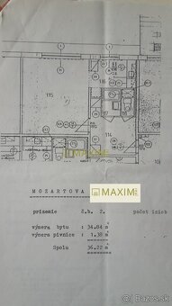 V pôvodnom stave 1 izbový byt na ulici Mozartova v Bratislav - 3