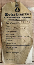 Voltmeter Metra 250 - 500 V - 3