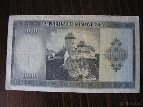 ČESKOSLOVENSKÉ BANKOVKY LONDÝNSKA EMISIA 1945 - 3