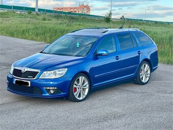 ŠKODA OCTAVIA 2 RS DSG 2,0 tdi 125 kw Race Blue WEBASTO - 3