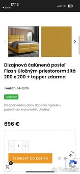 Predám posteľ 200x200 - 3